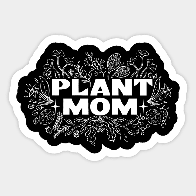 Plant mom Sticker by fainek